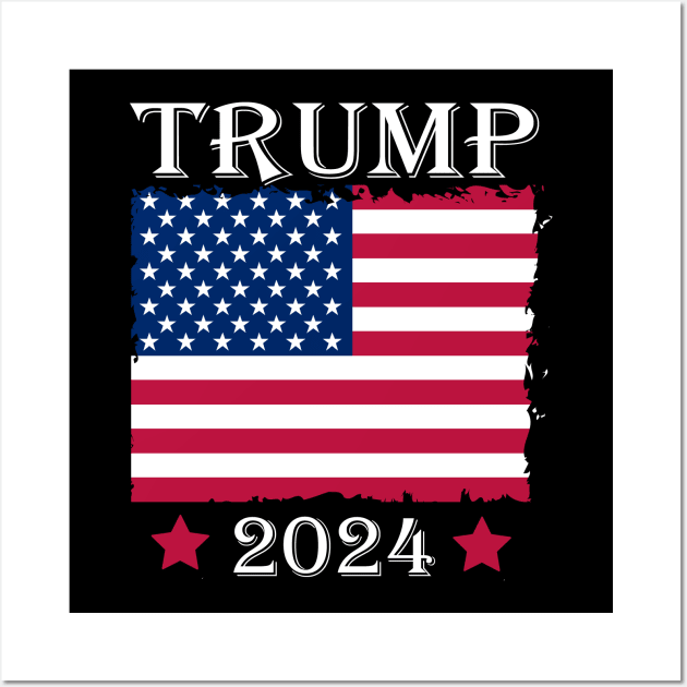 Trump 2024 Wall Art by lmohib